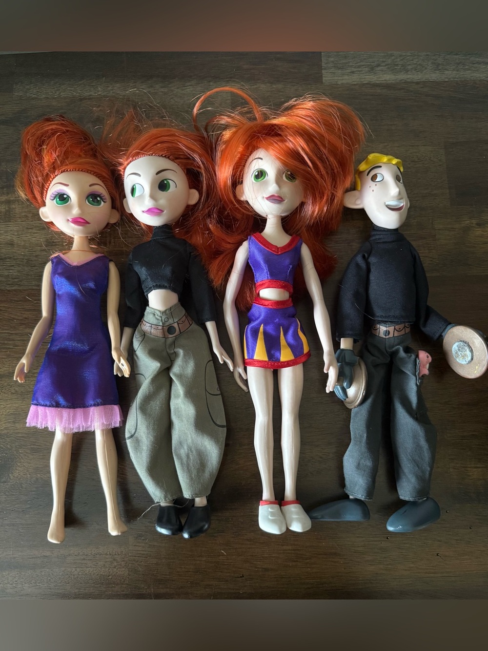 Disney Kim Possible, Ron Stoppable Figures Bundle